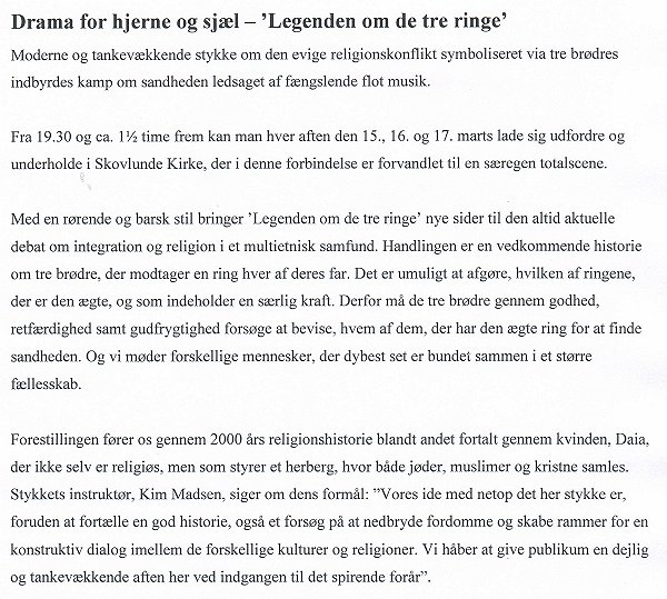 Pressemeddelelse, tekst