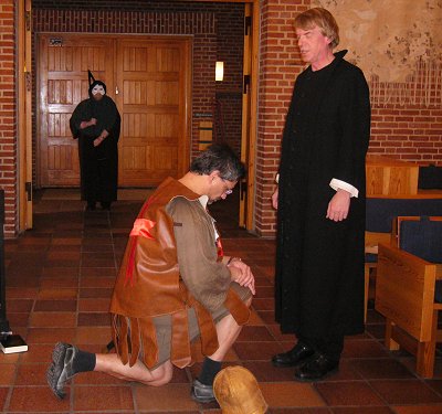 Korsridderen velsignes